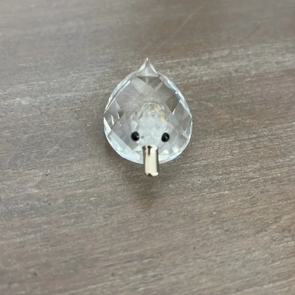 SWAROVSKI Crystal Duck w Silver Beak Figurine - Picture 3 of 6